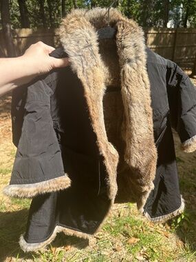 KaufmanFranco Rabbit-Lined Bolero For In-Between Seasons